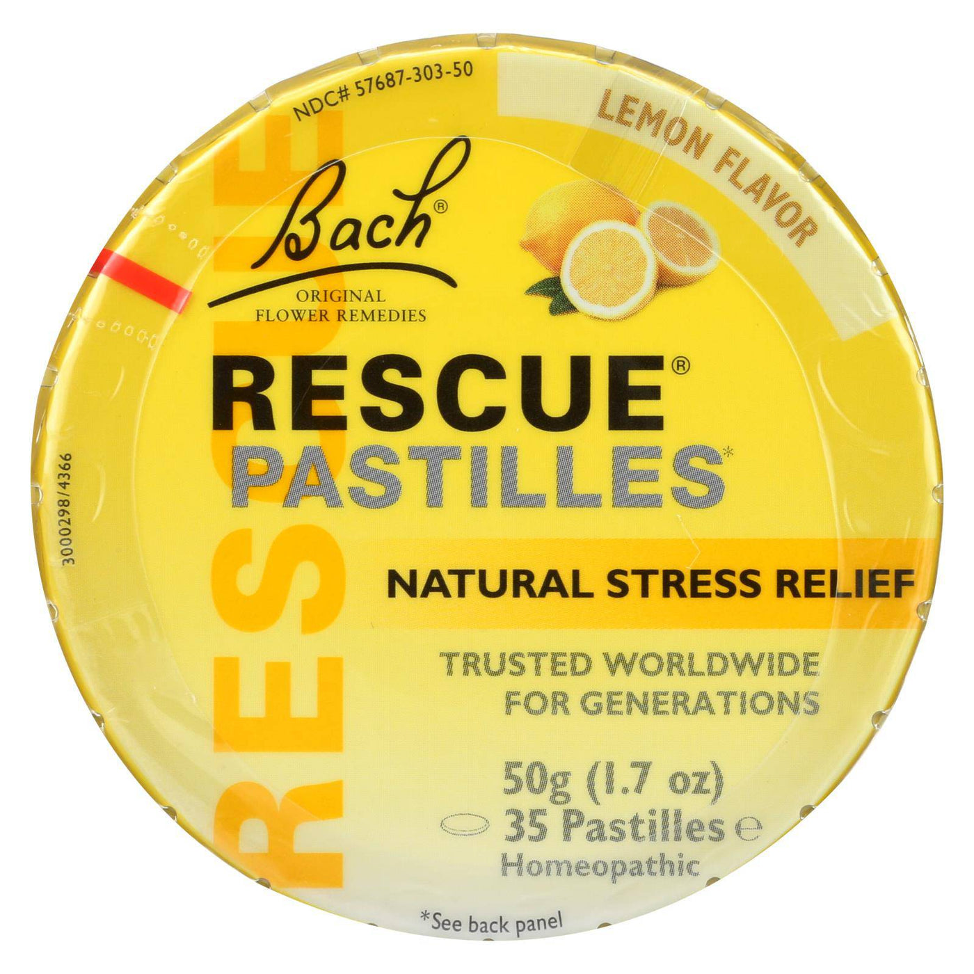Buy Bach Rescue Remedy Pastilles - Lemon - 50 Grm - Case Of 12  at OnlyNaturals.us
