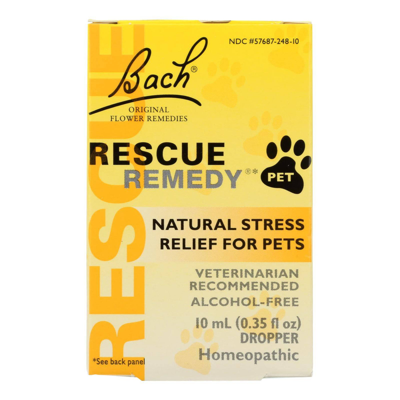 Buy Bach Flower Remedies Rescue Remedy Stress Relief For Pets - 10 Ml  at OnlyNaturals.us