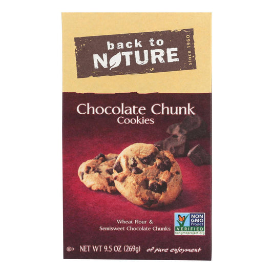 Buy Back To Nature Chocolate Chunk Cookies - Case Of 6 - 9.5 Oz.  at OnlyNaturals.us