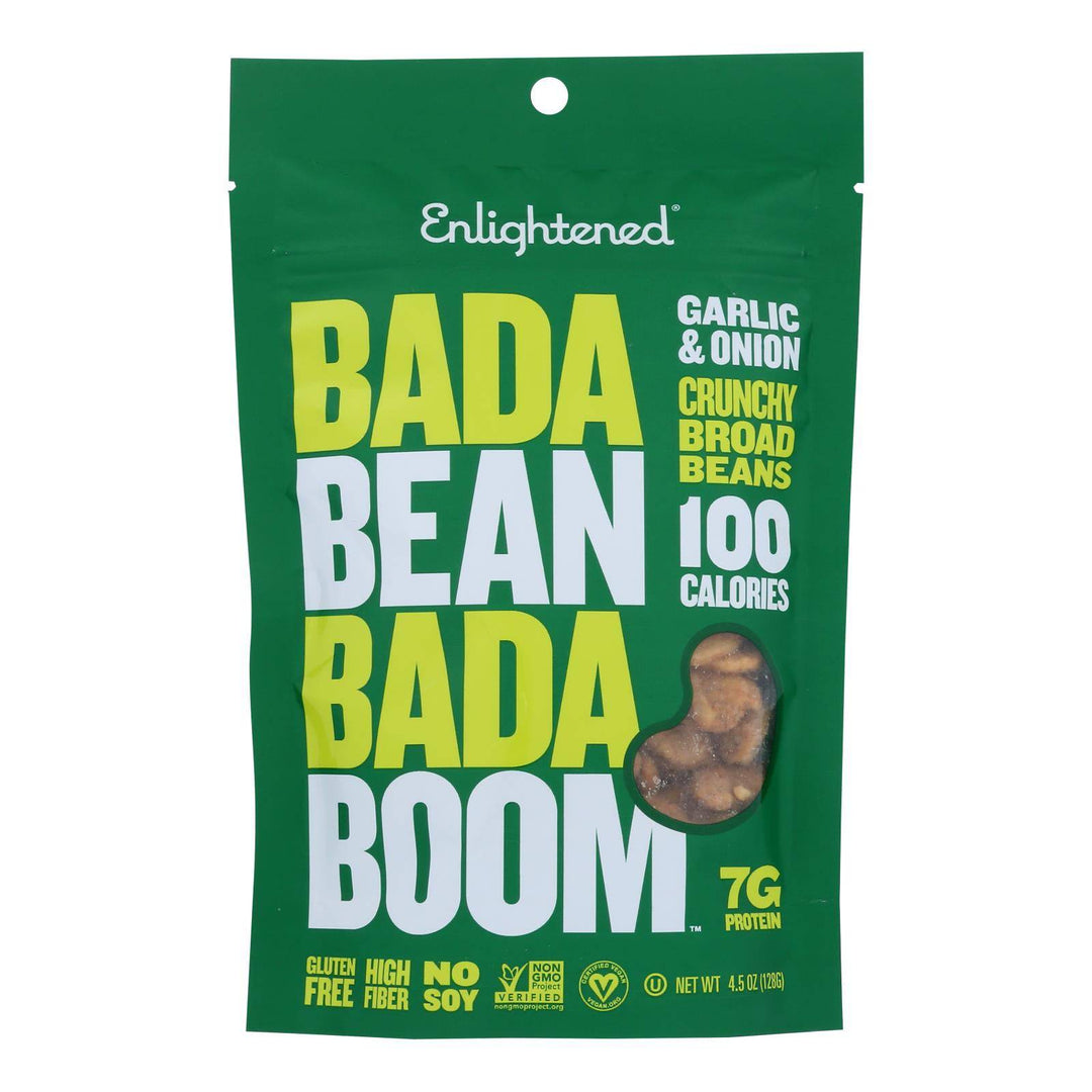 Bada Bean Bada Boom - Crunchy Beans Gar & Onion - Case Of 6-4.5 Oz | OnlyNaturals.us