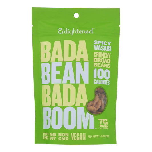 Bada Bean Bada Boom - Crunchy Beans Spicy Wasabi - Case Of 6-4.5 Oz | OnlyNaturals.us