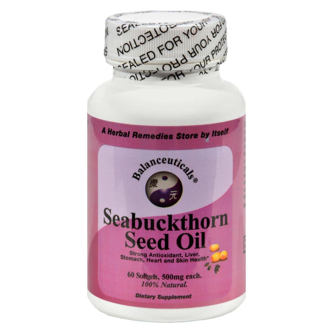 Balanceuticals Seabuckthorn Seed Oil - 500 Mg - 60 Softgels | OnlyNaturals.us