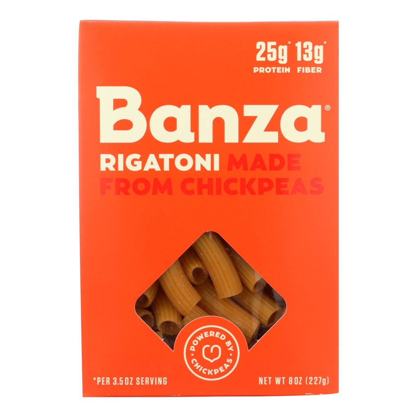 Banza Rigatoni Chickpea Pasta  - Case Of 6 - 8 Oz | OnlyNaturals.us