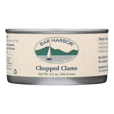 Bar Harbor - Chopped Clams - Case Of 12 - 6.5 Oz. | OnlyNaturals.us