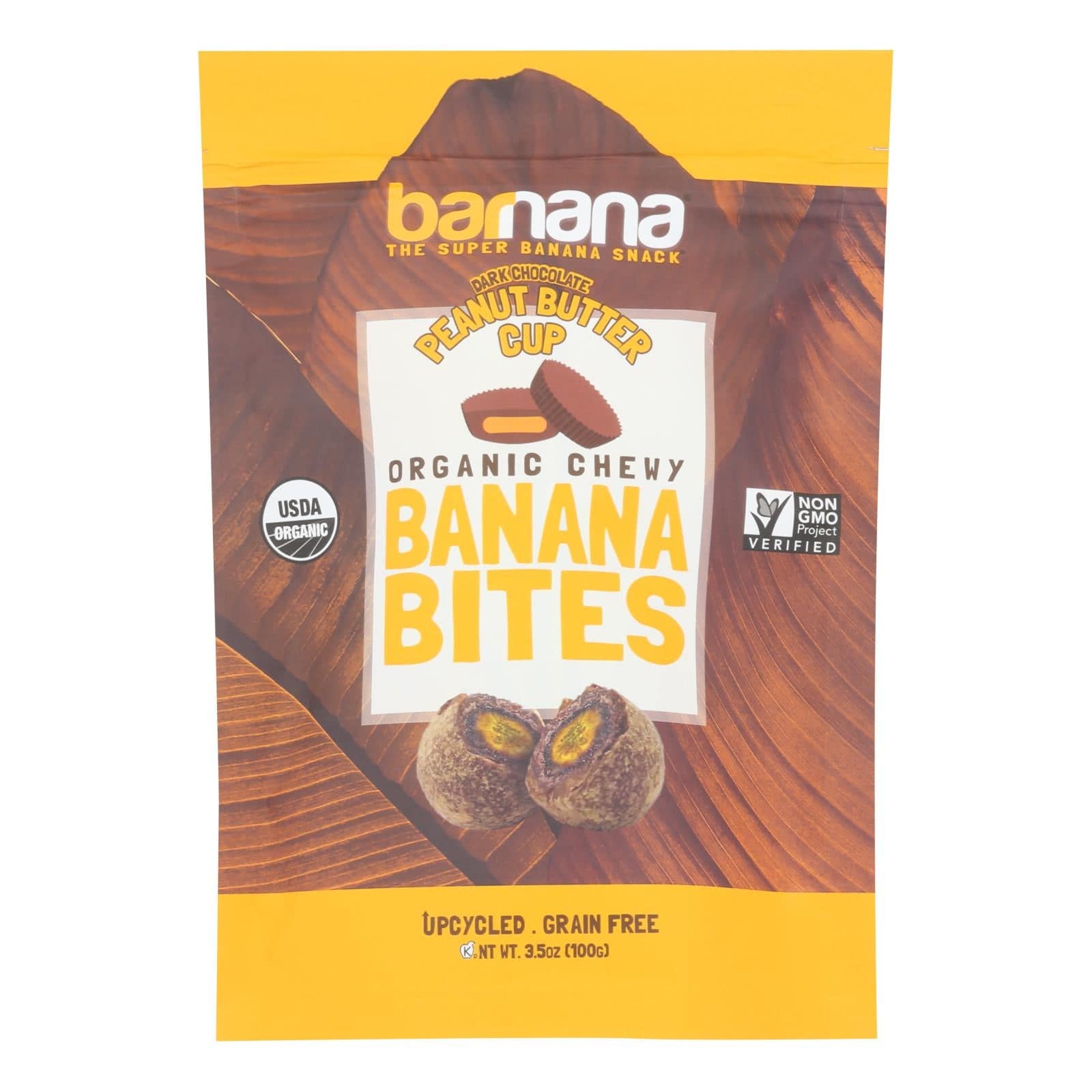 Barnana - Ban Bites Chocolate Pb Cup - Case Of 12 - 3.5 Oz | OnlyNaturals.us
