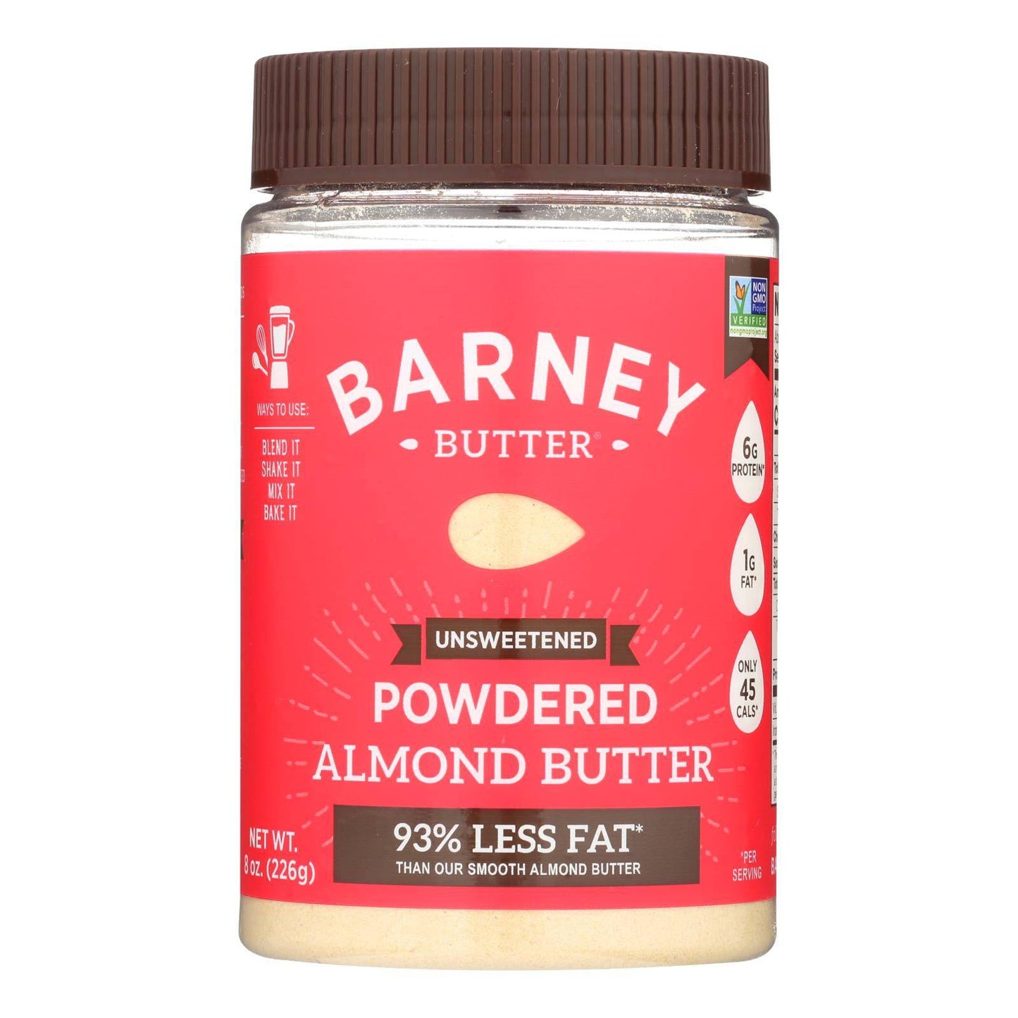 Barney Butter Powdered Almond Butter - Case Of 6 - 8 Oz | OnlyNaturals.us