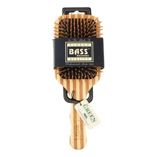 Bass Brushes - Large Wood Paddle Brush | OnlyNaturals.us