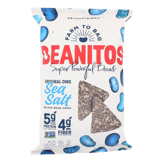 Beanitos - Black Bean Chips - Sea Salt - Case Of 6 - 5 Oz. | OnlyNaturals.us