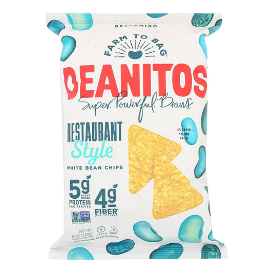 Beanitos - White Bean Chips - Restaurant Style - Case Of 6 - 5 Oz. | OnlyNaturals.us