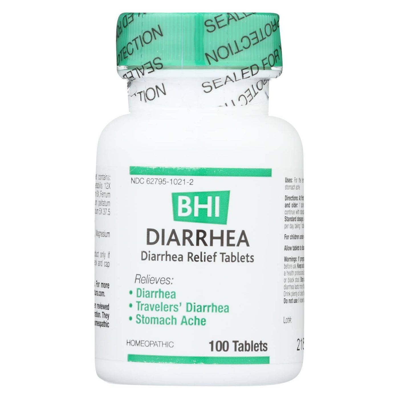 Buy Bhi - Diarrhea Relief - 100 Tablets  at OnlyNaturals.us