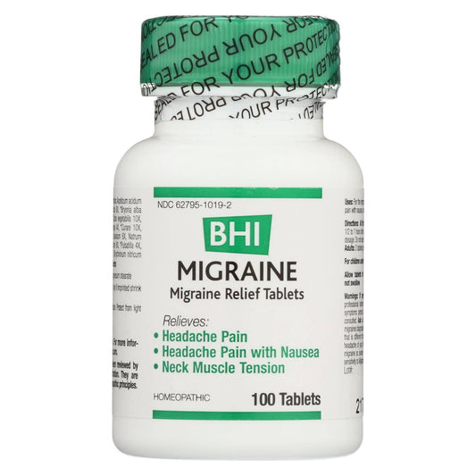 Buy Bhi - Migraine Relief - 100 Tablets  at OnlyNaturals.us