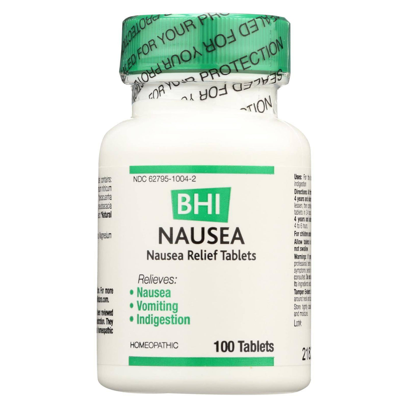 Buy Bhi - Nausea Relief - 100 Tablets  at OnlyNaturals.us