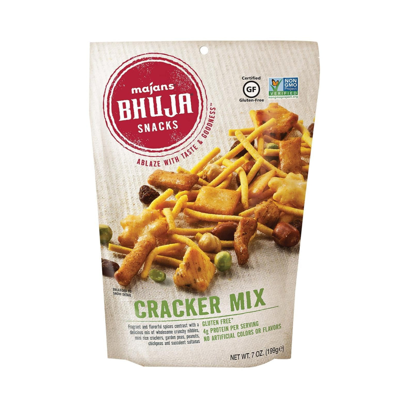 Buy Bhuja Snacks - Cracker Mix - Case Of 6 - 7 Oz.  at OnlyNaturals.us