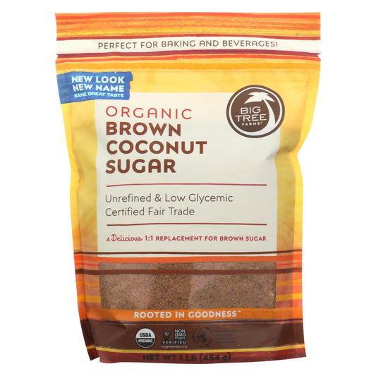 Big Tree Farms Coconut Palm Sugar - Blonde - Case Of 6 - 16 Oz. | OnlyNaturals.us