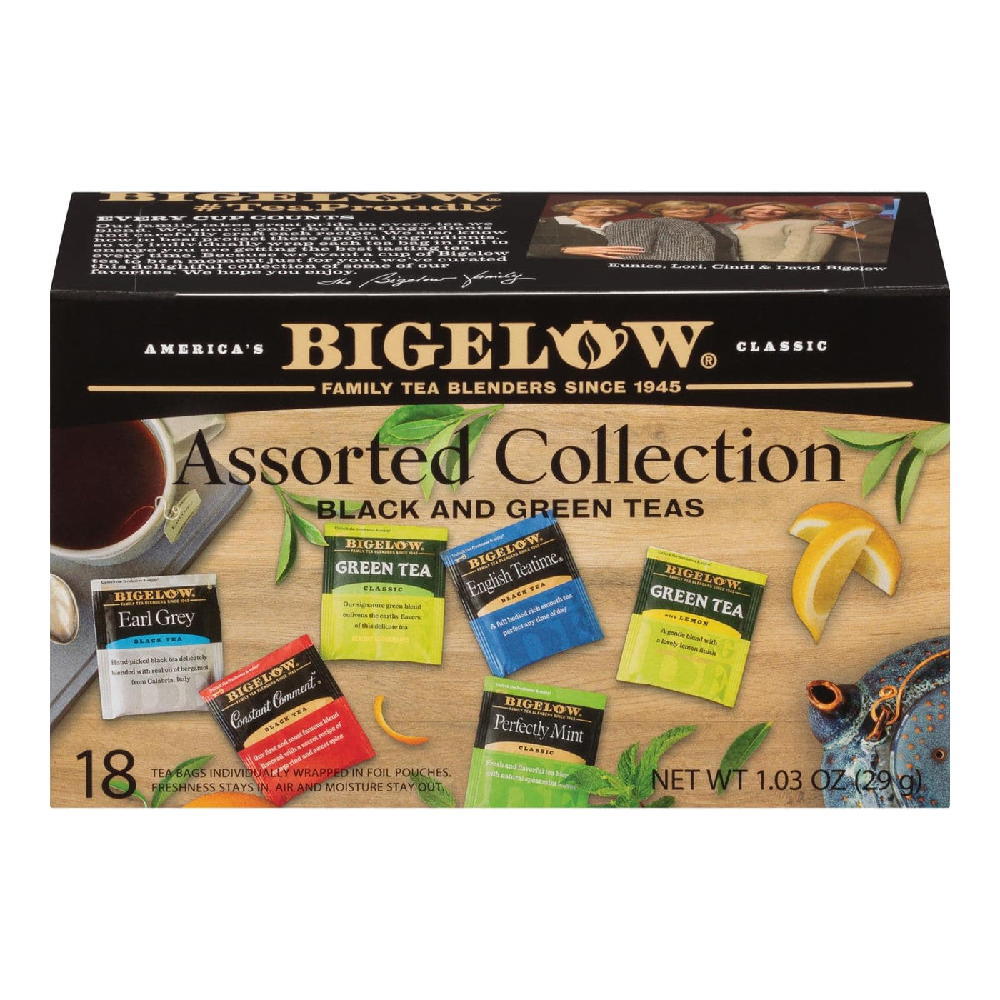Buy Bigelow Tea Assorted Tea - 6 Variety - Case Of 6 - 18 Bag  at OnlyNaturals.us