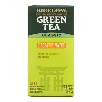 Buy Bigelow Tea Decaf Green Tea - Case Of 6 - 20 Bag  at OnlyNaturals.us