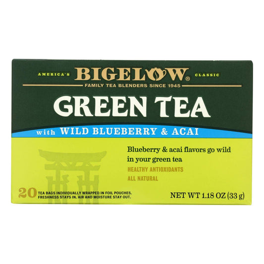 Buy Bigelow Tea Green Tea With Blueberry - Case Of 6 - 20 Bag  at OnlyNaturals.us