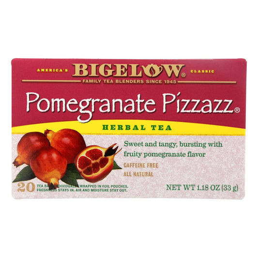 Bigelow Tea Herbal Tea - Pomegranate Pizzazz - Case Of 6 - 20 Bag | OnlyNaturals.us