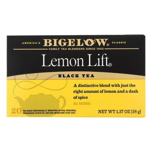 Buy Bigelow Tea Lemon Lift Black Tea - Case Of 6 - 20 Bags  at OnlyNaturals.us