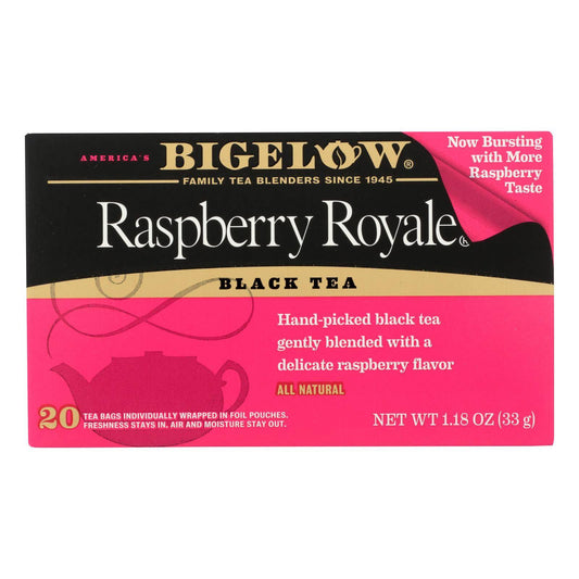 Buy Bigelow Tea Raspberry Royale Black Tea - Case Of 6 - 20 Bags  at OnlyNaturals.us