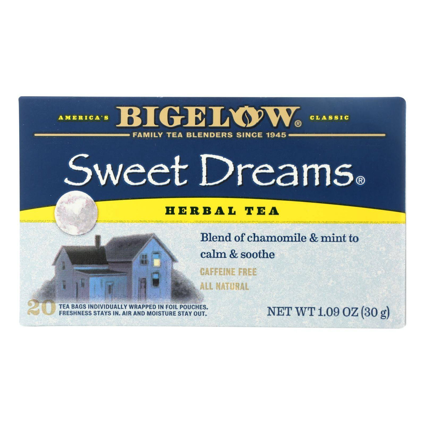 Bigelow Tea Sweet Dreams Herb Tea - Case Of 6 - 20 Bag | OnlyNaturals.us
