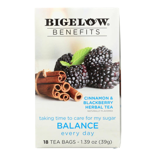 Buy Bigelow Tea Tea - Cinnamon Blackberry - Balance - Case Of 6 - 18 Bag  at OnlyNaturals.us