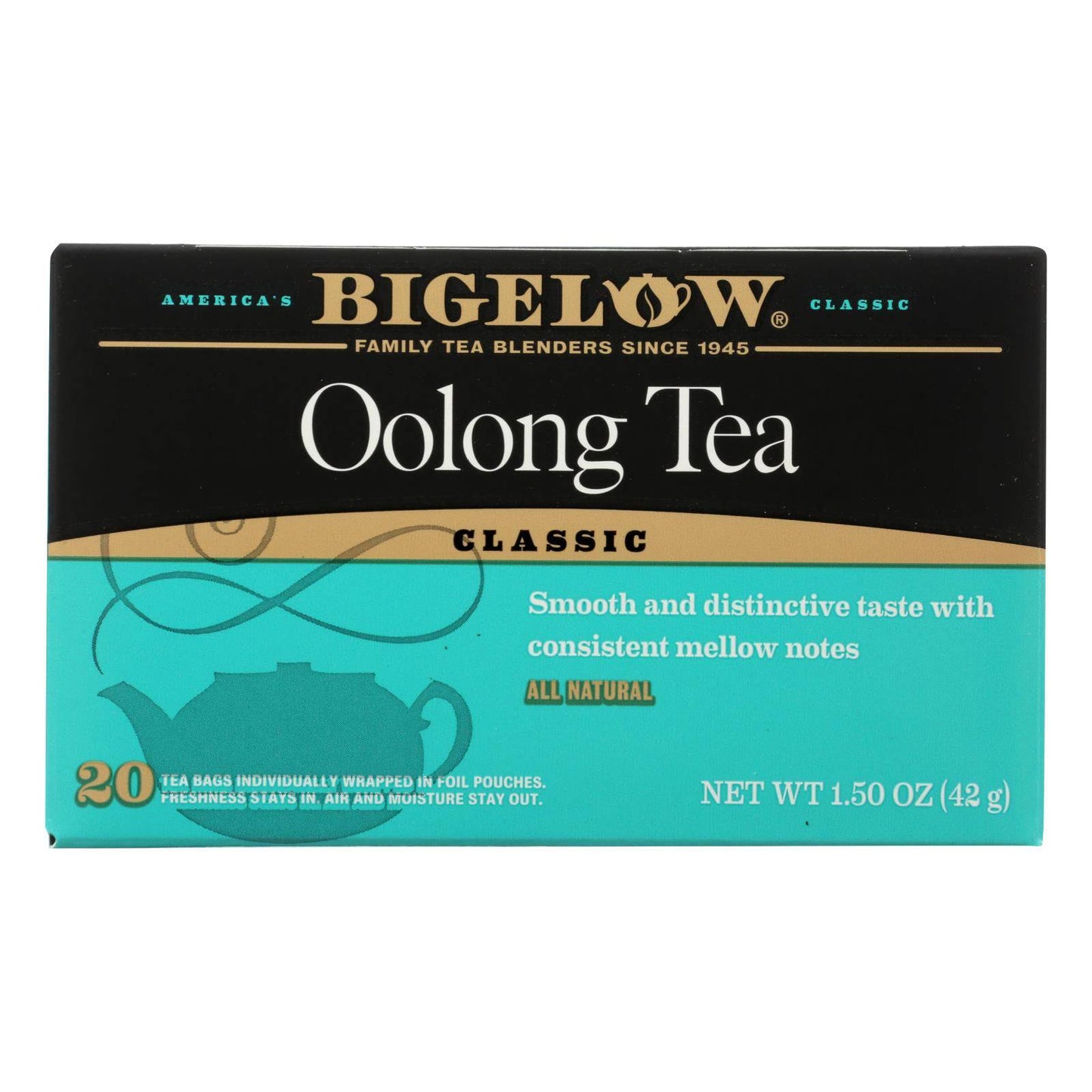 Buy Bigelow Tea Tea - Oolong - Case Of 6 - 20 Bag  at OnlyNaturals.us