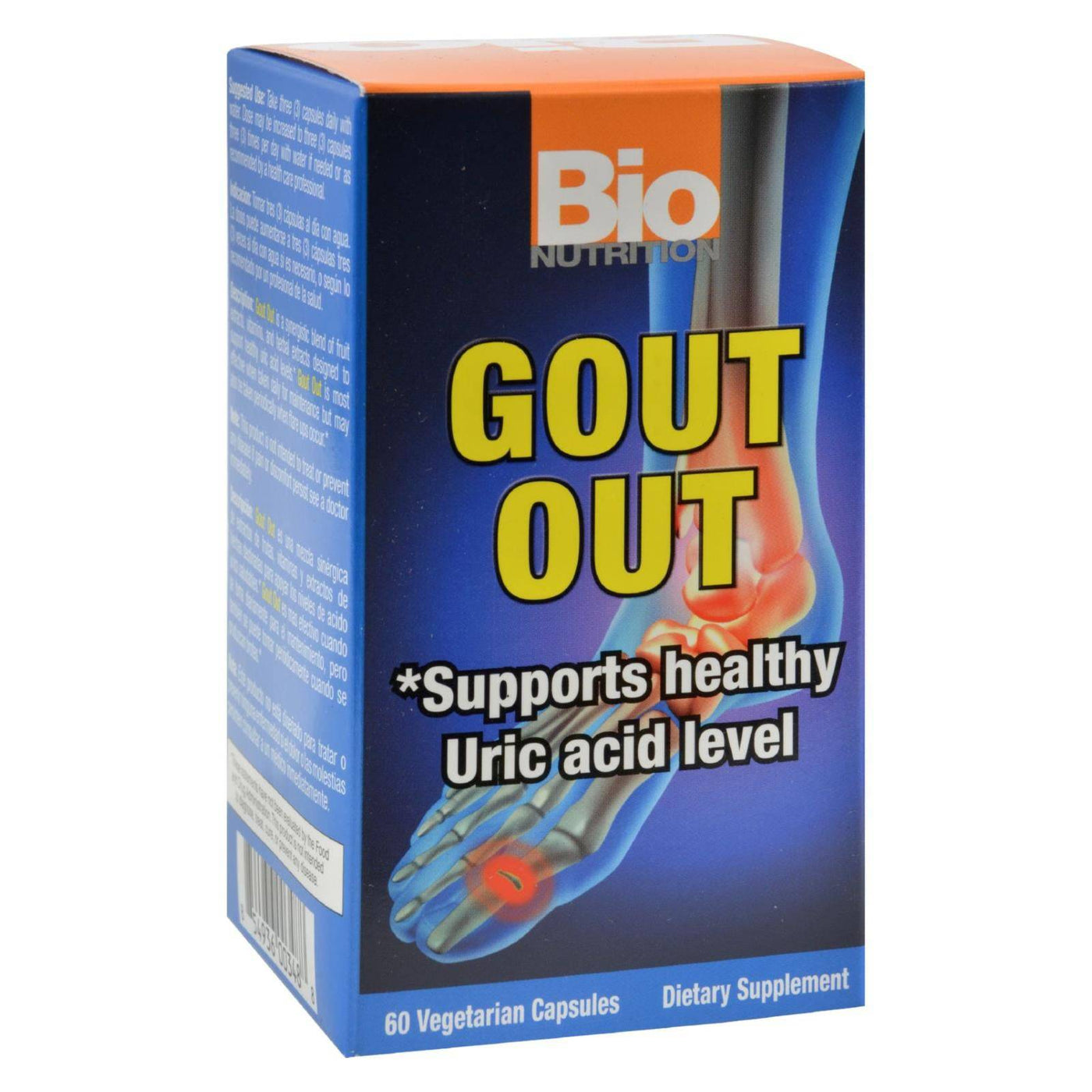 Buy Bio Nutrition - Gout Out - 60 Vegetarian Capsules  at OnlyNaturals.us