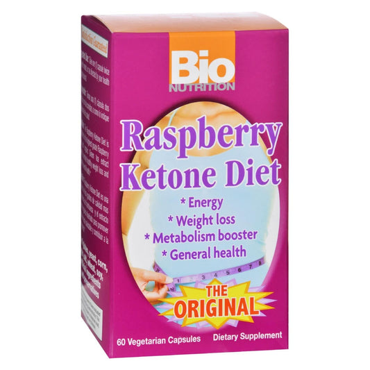Bio Nutrition - Raspberry Ketone Diet - 60 Veggie Capsules | OnlyNaturals.us