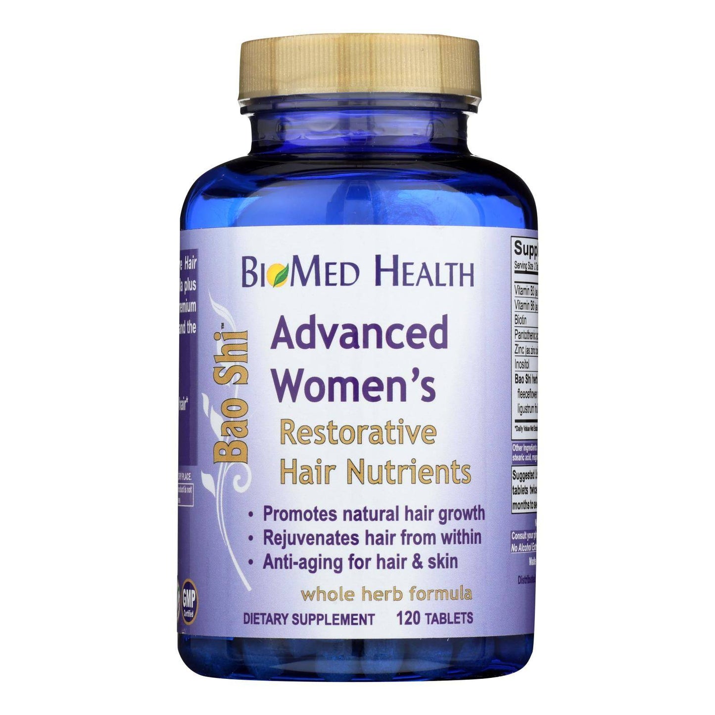 Buy Biomed Health Advanced Women's Bao Shi Restorative Hair Nutrients - 120 Caplets  at OnlyNaturals.us