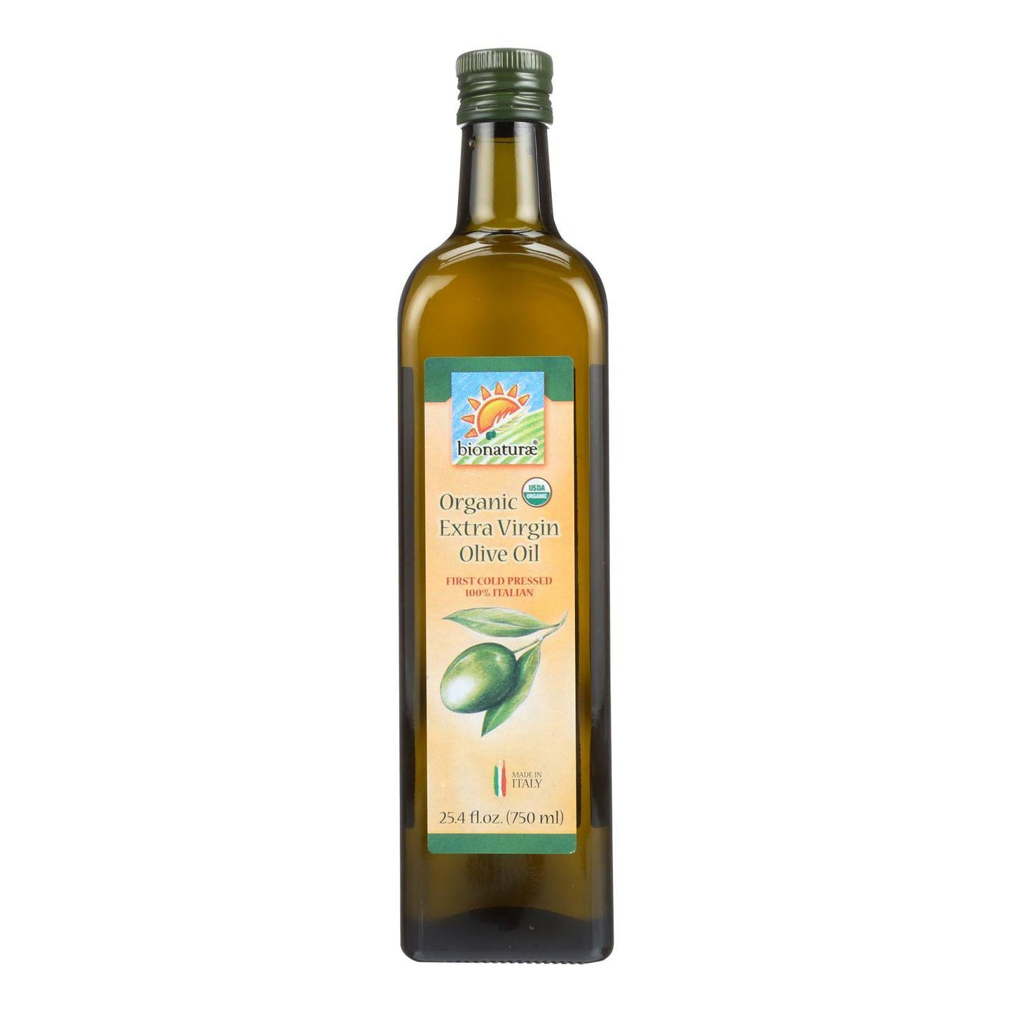 Bionaturae Olive Oil - Organic Extra Virgin - Case Of 6 - 25.4 Fl Oz. | OnlyNaturals.us