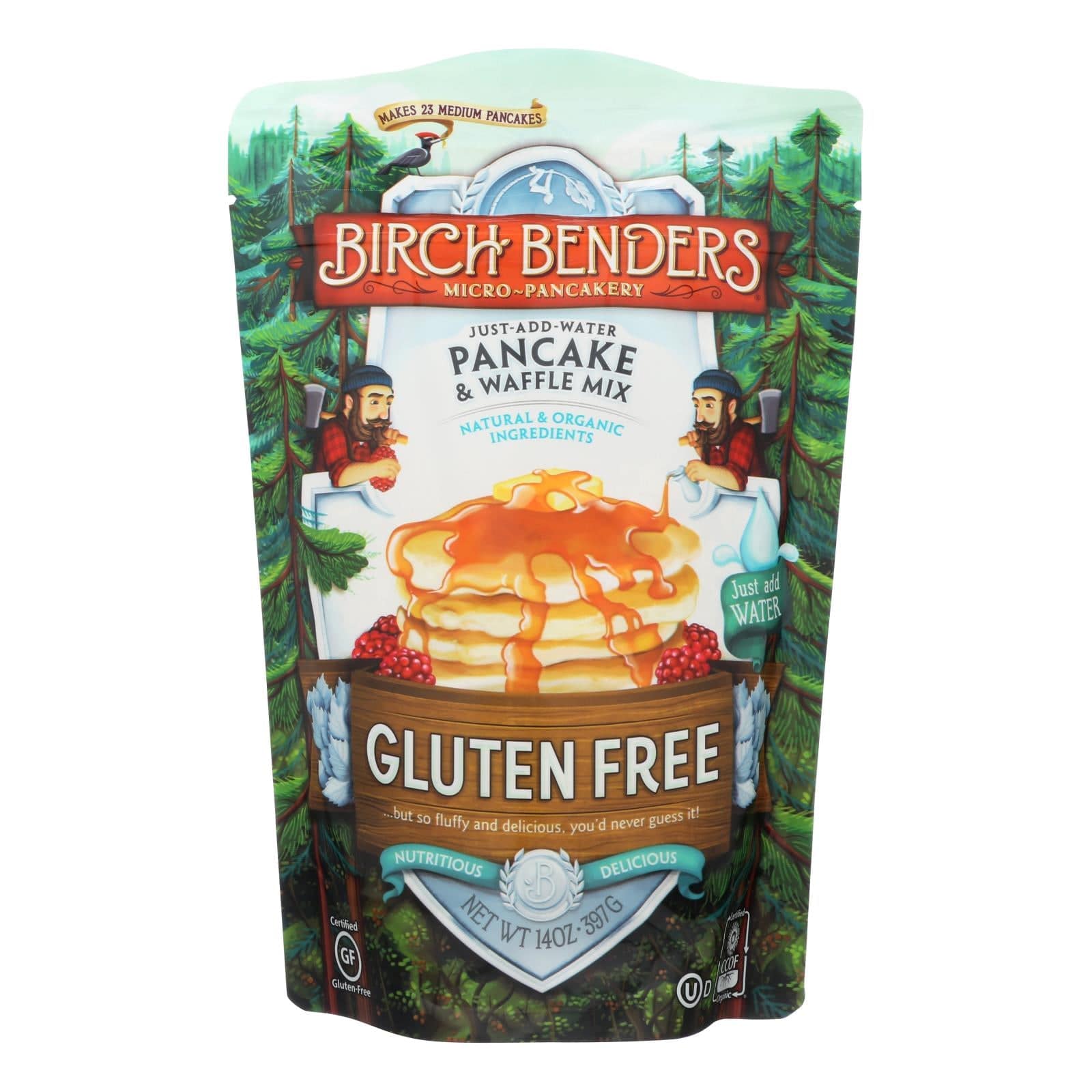 Buy Birch Benders Pancake And Waffle Mix - Gluten Free - Case Of 6 - 14 Oz.  at OnlyNaturals.us