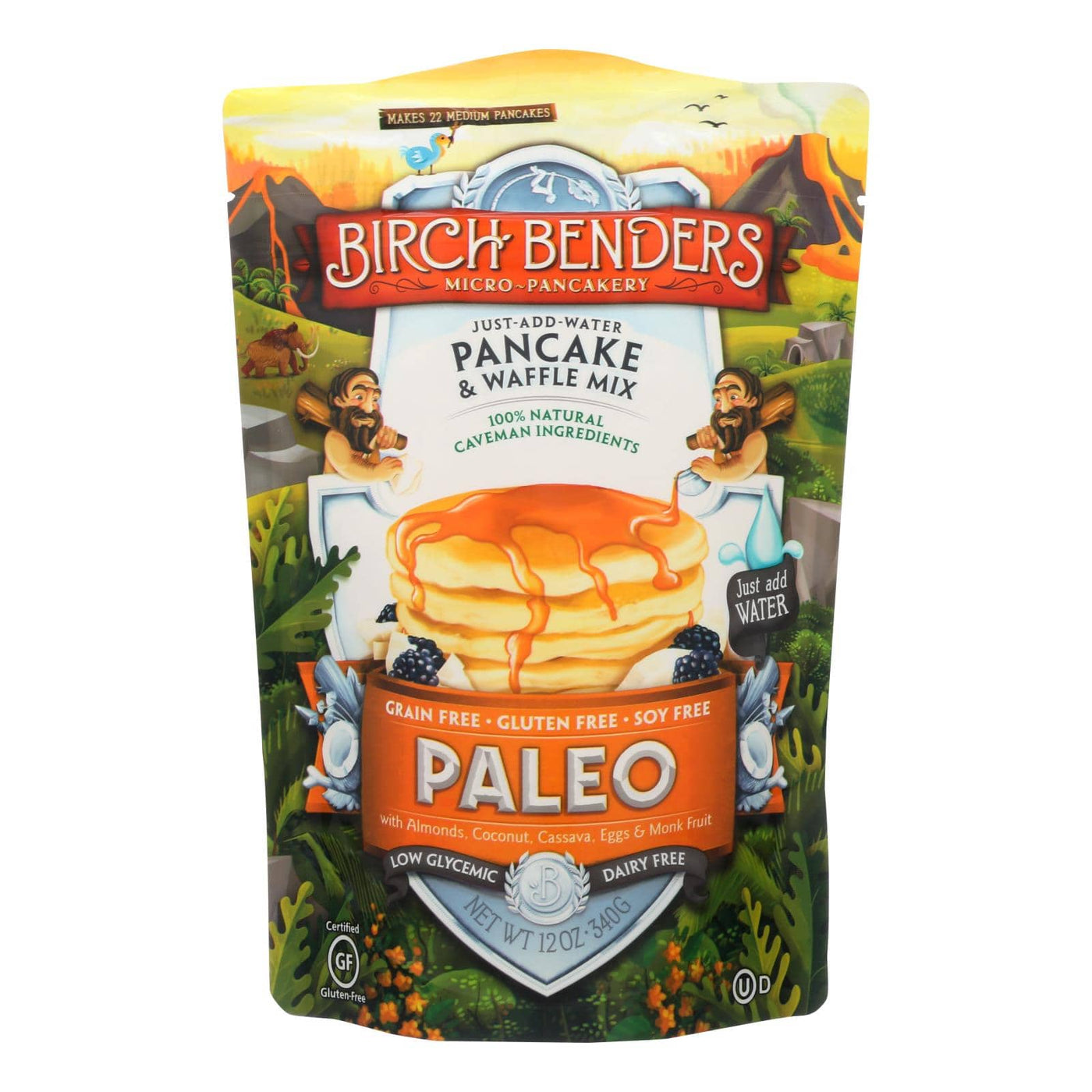 Birch Benders - Pancake And Waffle Mix - Paleo - Case Of 6 - 12 Oz | OnlyNaturals.us