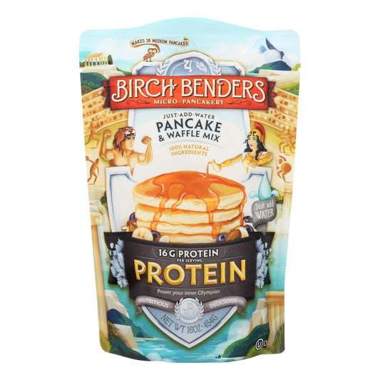 Birch Benders - Pancake And Waffle Mix - Protein - Case Of 6 - 16 Oz | OnlyNaturals.us