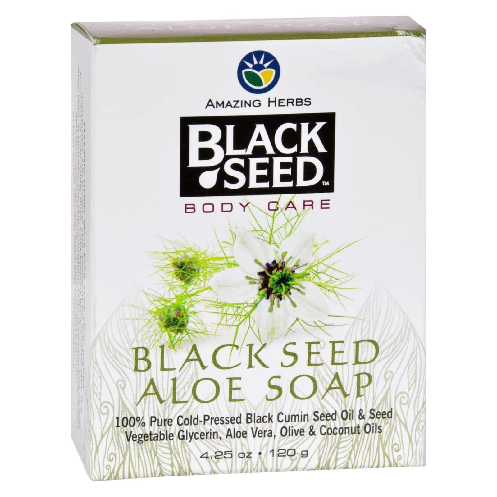 Black Seed Bar Soap - Aloe - 4.25 Oz | OnlyNaturals.us