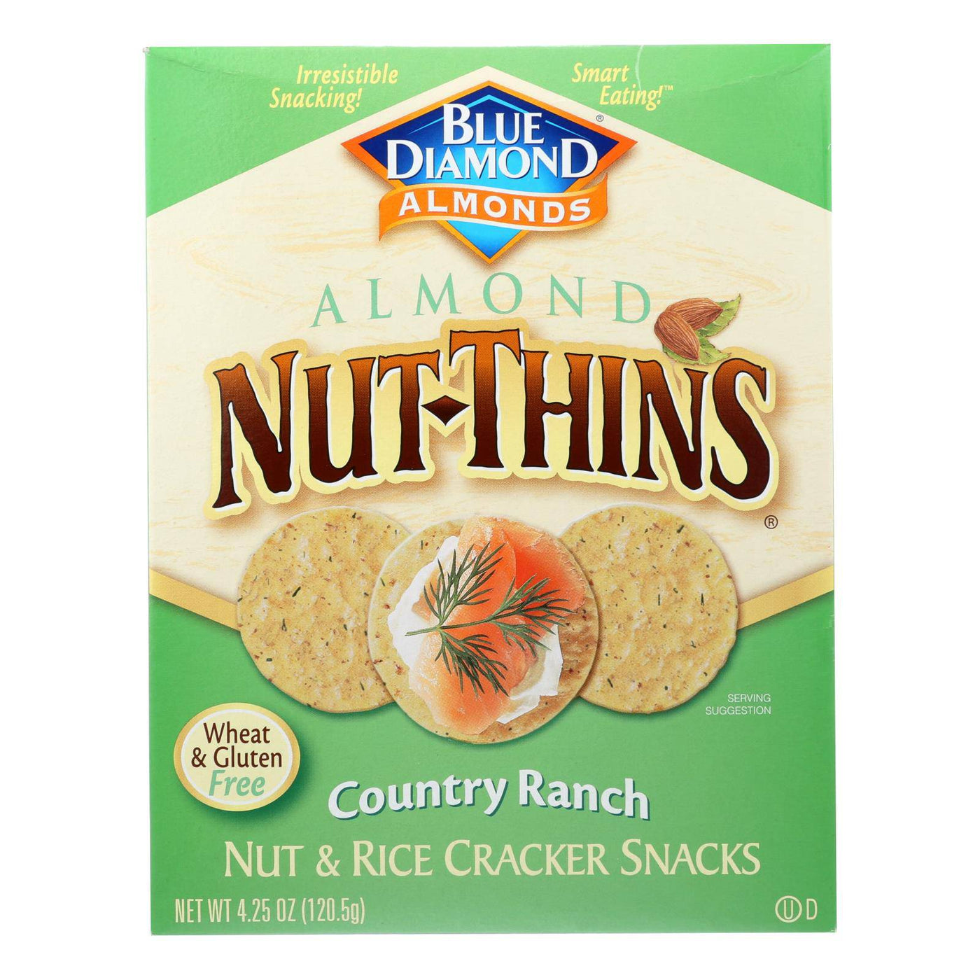 Buy Blue Diamond - Nut Thins - Country Ranch - Case Of 12 - 4.25 Oz.  at OnlyNaturals.us