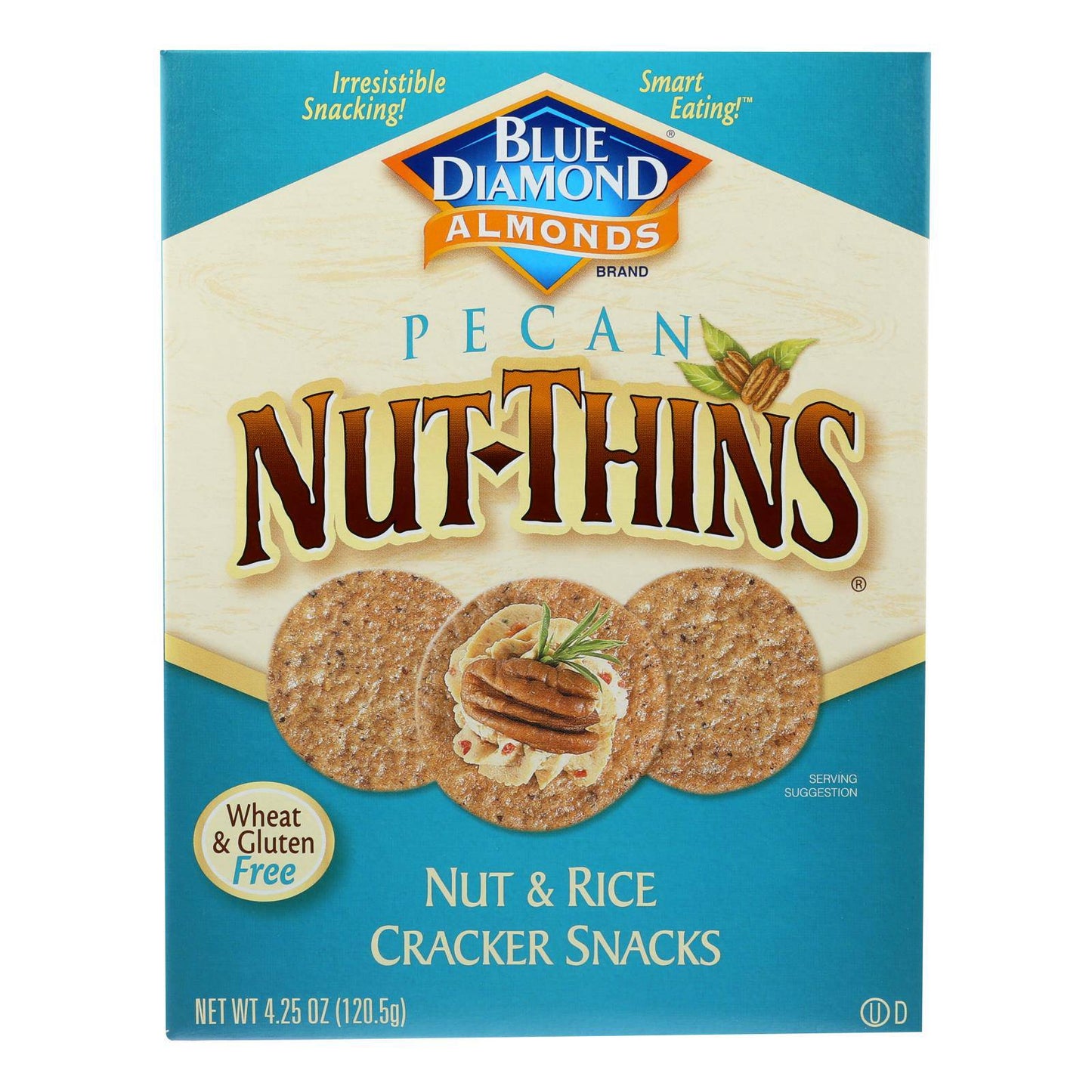 Buy Blue Diamond - Nut Thins - Pecan - Case Of 12 - 4.25 Oz.  at OnlyNaturals.us