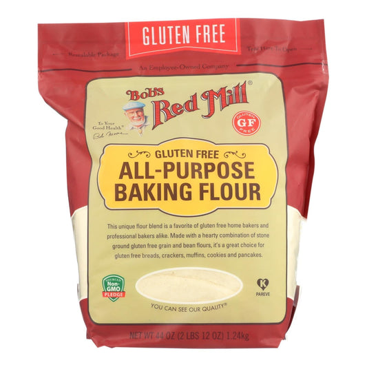 Bob's Red Mill - Baking Flour All Purpose - Case Of 4-44 Oz | OnlyNaturals.us