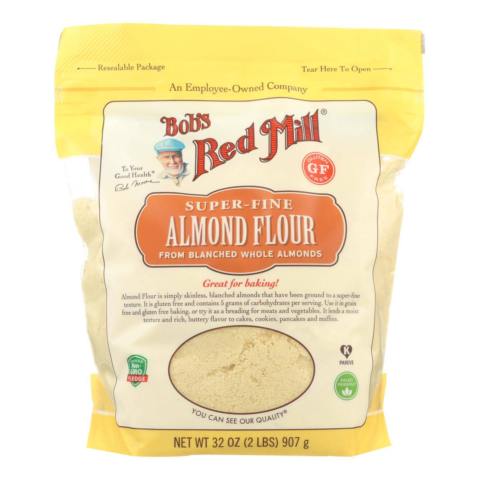 Bob's Red Mill - Flour - Almond - Blanched - Case Of 4 - 32 Oz | OnlyNaturals.us