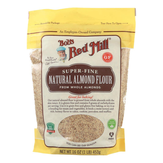 Bob's Red Mill - Flour - Almond - Natural - Case Of 4 - 16 Oz | OnlyNaturals.us