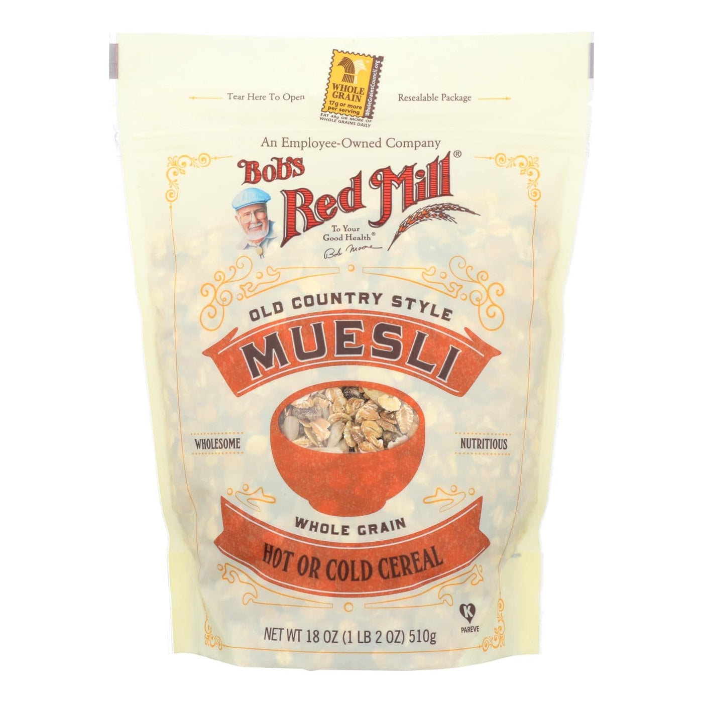 Buy Bob's Red Mill - Old Country Style Muesli Cereal - 18 Oz - Case Of 4  at OnlyNaturals.us