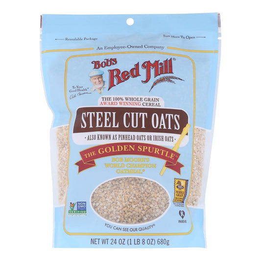 Bob's Red Mill - Steel Cut Oats - Case Of 4-24 Oz | OnlyNaturals.us