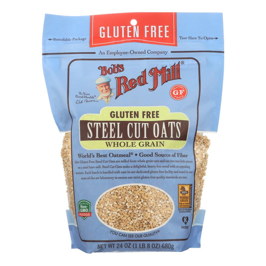 Bob's Red Mill - Steel Cut Oats - Gluten Free - Case Of 4-24 Oz. | OnlyNaturals.us