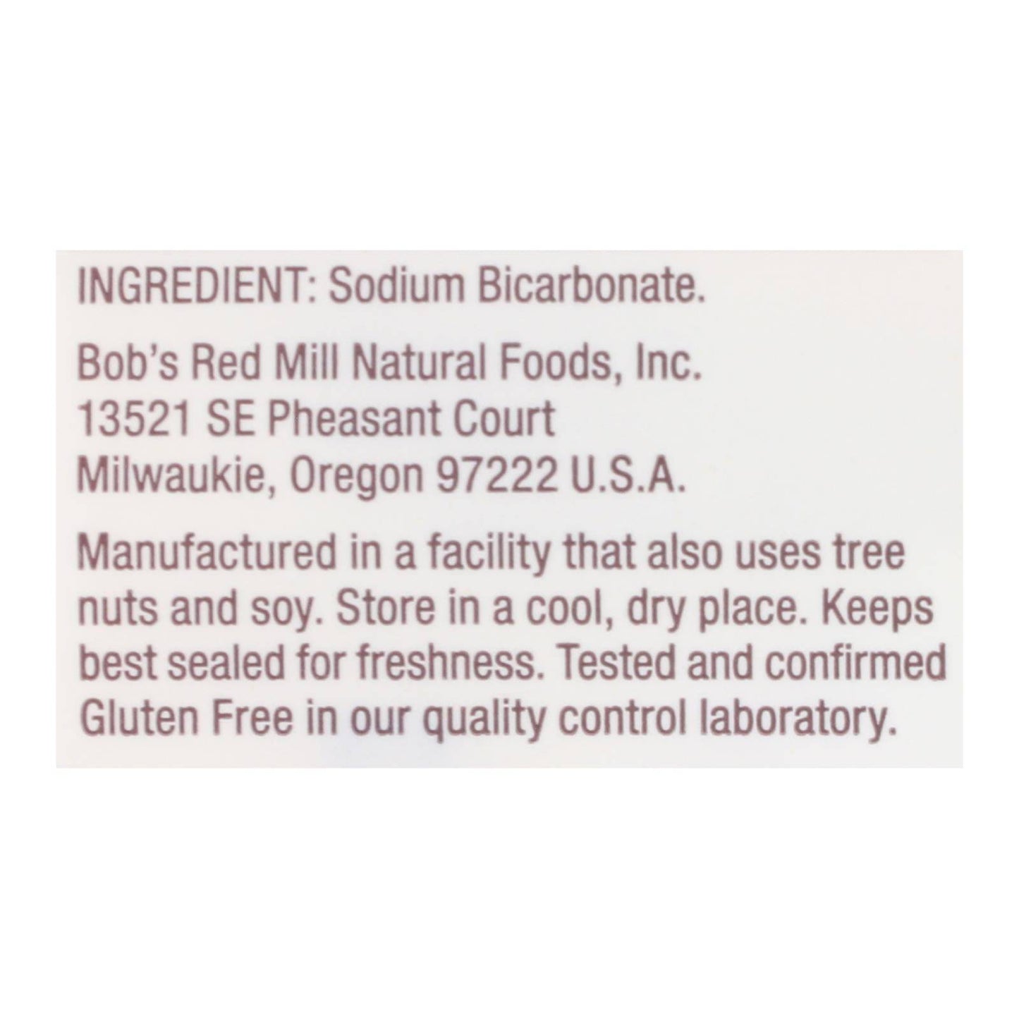 Bob's Red Mill - Baking Soda - Case Of 4-16 Oz | OnlyNaturals.us