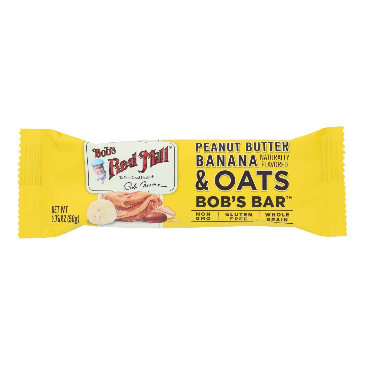 Bob's Red Mill - Bar Pnutbt Bnana Ots - Case Of 12 - 1.76 Oz | OnlyNaturals.us