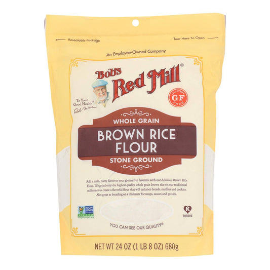 Bob's Red Mill - Brown Rc Flr Wholegrain Stngrn - Case Of 4-24 Oz | OnlyNaturals.us