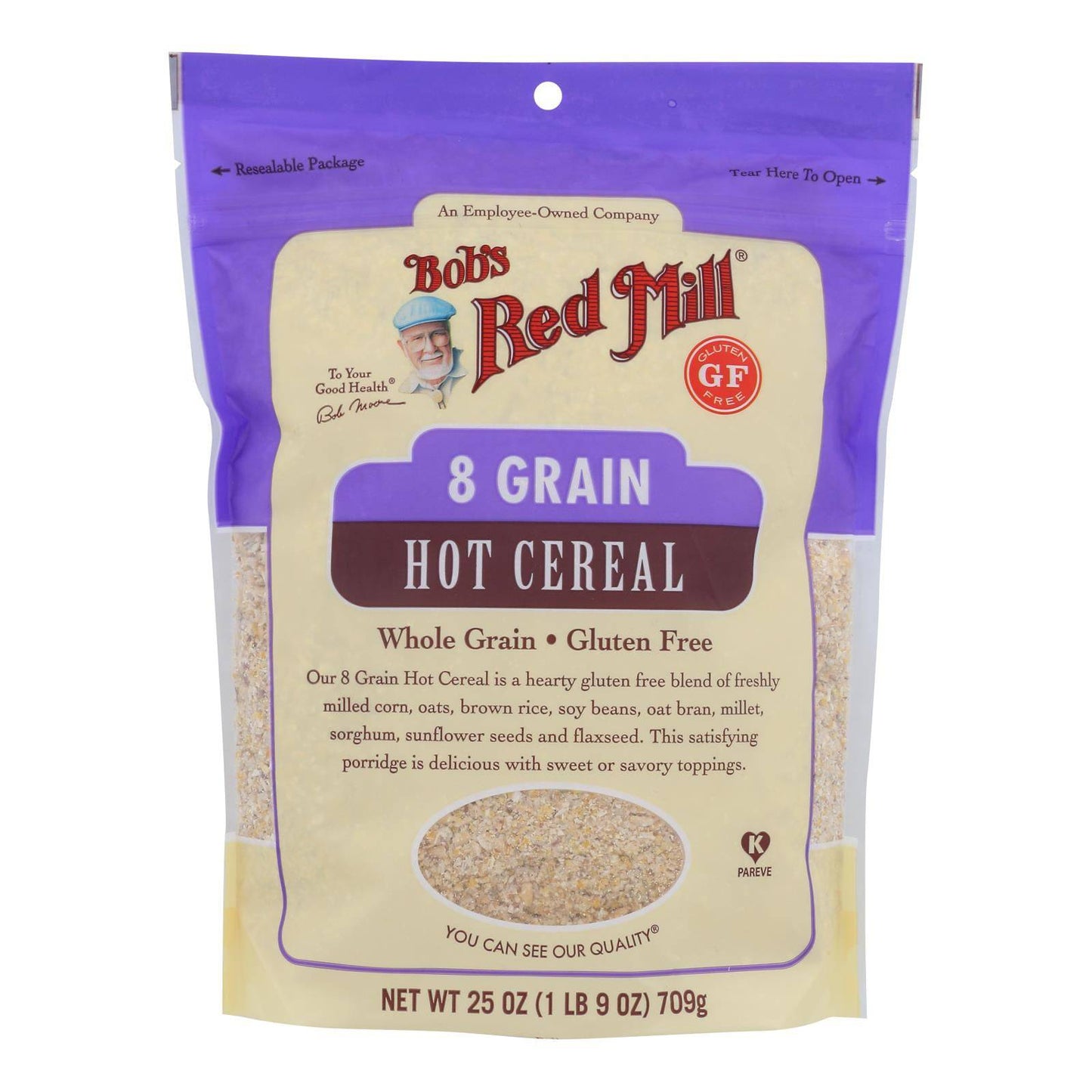 Bob's Red Mill - Cereal 8 Grain Gluten Free - Case Of 4-25 Oz | OnlyNaturals.us