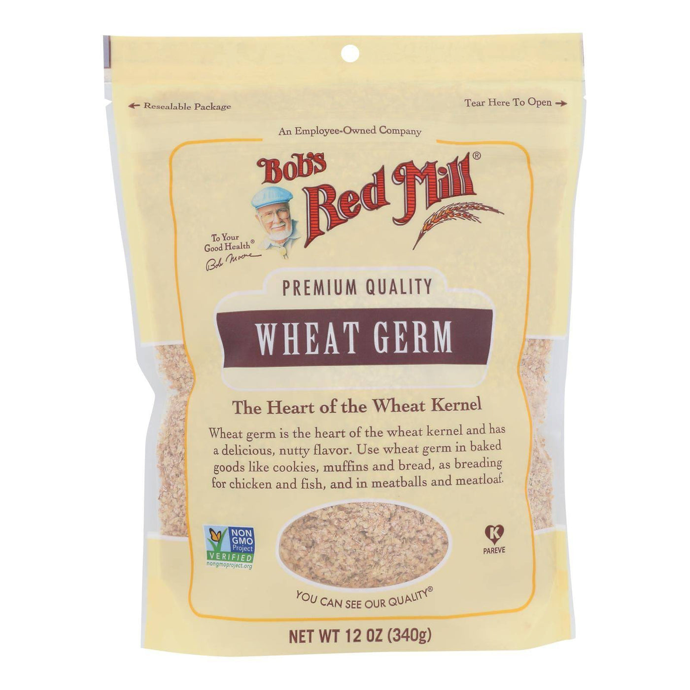 Bob's Red Mill - Cereal Wheat Germ - Case Of 4-12 Oz | OnlyNaturals.us