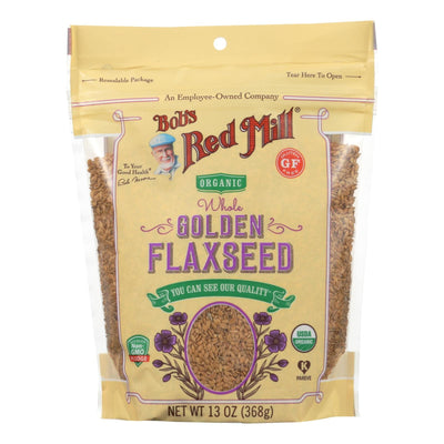 Bob's Red Mill - Flaxseeds Golden - Case Of 4-13 Oz | OnlyNaturals.us