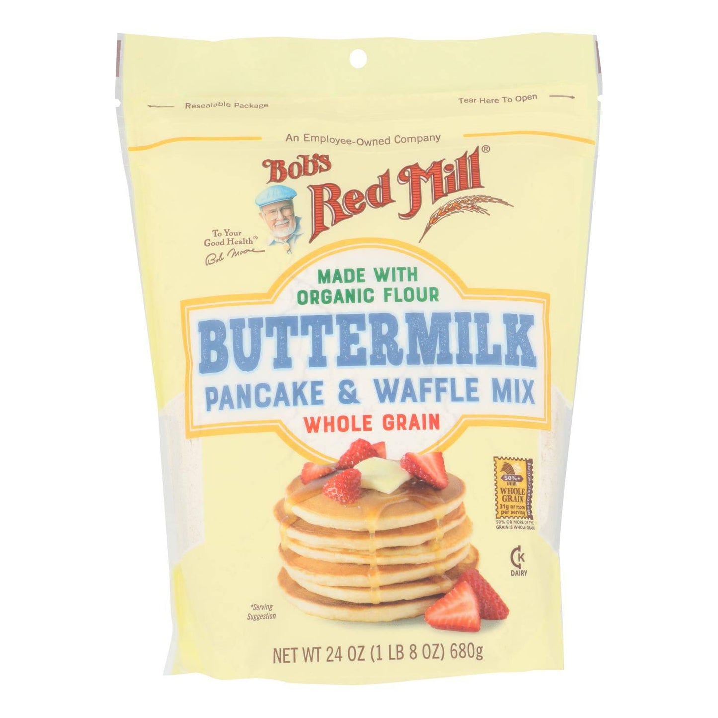 Bob's Red Mill - Pancake-waffle Btrmlk - Case Of 4 - 24 Oz | OnlyNaturals.us